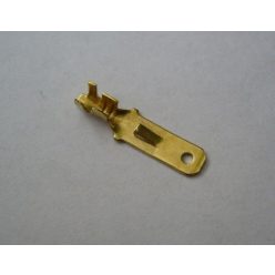   Csúszósaru kábelvég füles hosszú (apa) 4,8 mm, 100 db/csomag