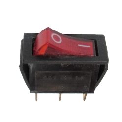 Billenő kapcsoló piros visszajelzővel, 16A, 250V