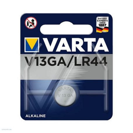 Elem varta v13ga /lr44/ 1,5v gombelem             elektromos     