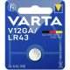 VARTA V12GA (LR43) alkáli gombelem, 1,5V