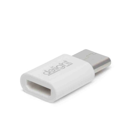 Delight MicroUSB anya – USB Type-C apa adapter (55448C)
