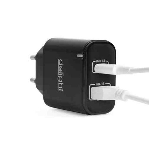 Adapter - gyorstöltő, type-c + usb 3.0 fekete   55047bk                      elektromos