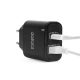 Adapter - gyorstöltő, type-c + usb 3.0 fekete   55047bk                      elektromos