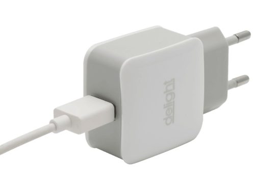 Adapter hálózati 1 usb  fehér 55045-1wh             elektromos