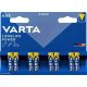 VARTA High Energy AAA alkáli mikroelem, 1,5V, 8 db/csomag