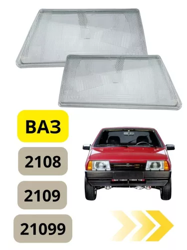 Fényszóró üveg – Orosz – Bal – Lada Samara – 2108-3711071