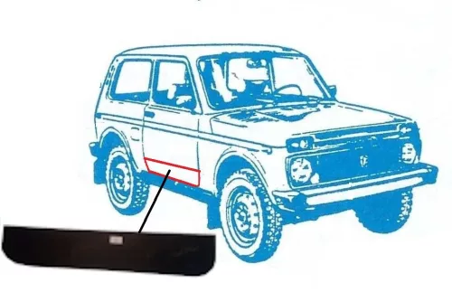 LADA – Ajtóborítás alja jobb Niva