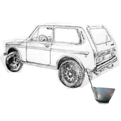 LADA – Sárvédő hátsó, hátsó sarok bal Niva