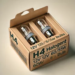 H4 12V izzókészlet papírdobozban
