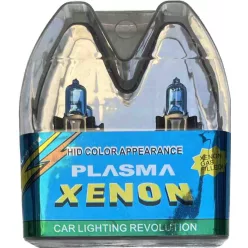 Plasma Set H3 12V 100W PK22s Light Blue Izzók