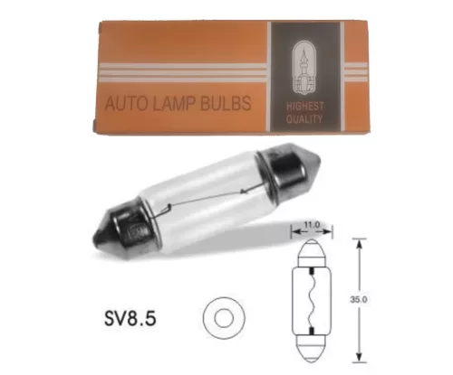 Izzó – Szofita – 12V, 5W – SV8.5 – 39 mm
