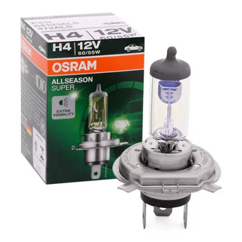 OSRAM Allseason Super H4 12V 60/55W +30% Halogén Izzó