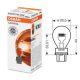 3757ak   osram 12v/ 27/7w wy.2.5x16d         sárga izzók         *