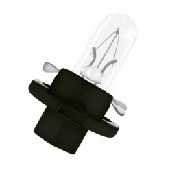 Osram 12V 1.2W BX8.4d Műszerfal Izzó Fekete Foglalattal