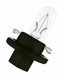 Osram 12V 1.2W BX8.4d Műszerfal Izzó Fekete Foglalattal