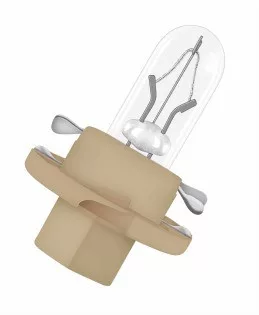 Osram 12V 1,5W BX8.4d Műszerfal Izzó Bézs Foglalattal
