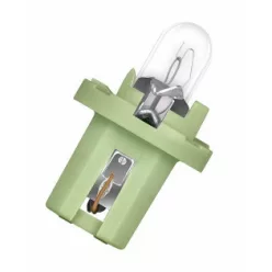   Osram 12V 2W BX8.5d Műszerfal Izzó Világoszöld Foglalattal