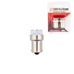   LED izzó – G18 – 8 LED fehér – BA15S – 92780 – 4CARS