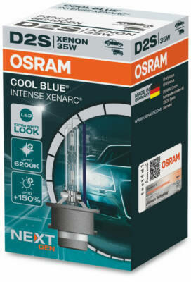 Xenon d2s 12v 35w   66240cbn osram cool blue      izzók         *