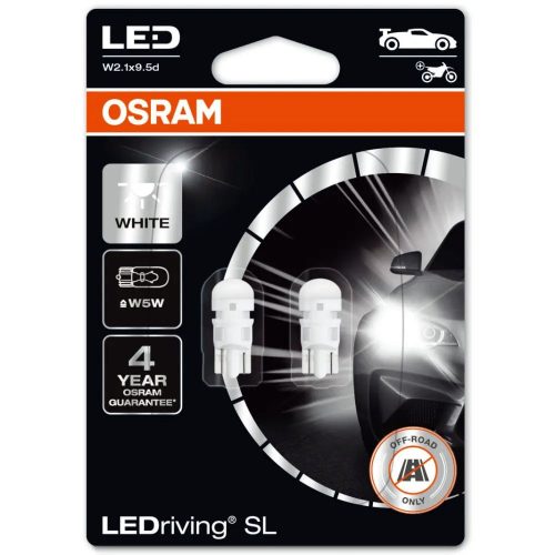 Osram LEDriving SL 12V W5W LED Izzó (2 db)