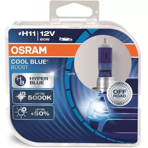 Osram 62211CBB HCB 12V H11 80W +50% Hyper CB Off izzó (2 db)