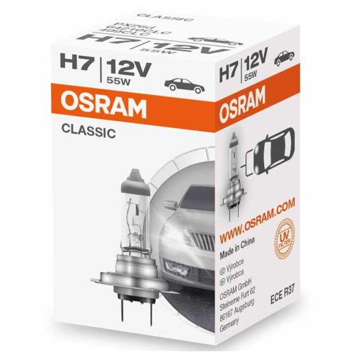 64210clc-1db osram 12v h7 55w classic             izzók         *