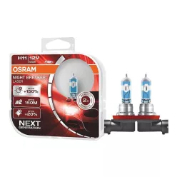  OSRAM Night Breaker Laser H11 12V 55W +150% Halogén Izzók (2 db)