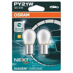OSRAM Diadem Chrome PY21W 12V 21W BAU15s Izzók (2 db)