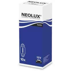 Neolux N269 12V 10W SV8.5-8 31mm szofita izzó