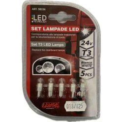 Lampa 98336 24V 1,2W fehér LED izzó, 5 db-os csomag