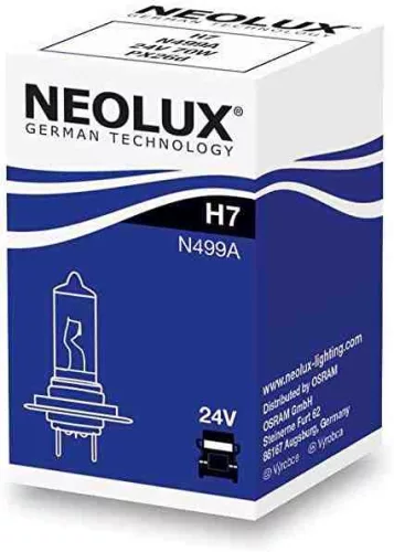 Neolux N499A H7 24V 70W PX26d Halogén Fényszóró Izzó
