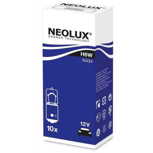 Neolux N434 12V 6W H6W BAX9s jelzőizzó