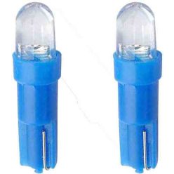 Jacky 78077 12V 1.2W kék üveg LED izzó, 2 db/csomag