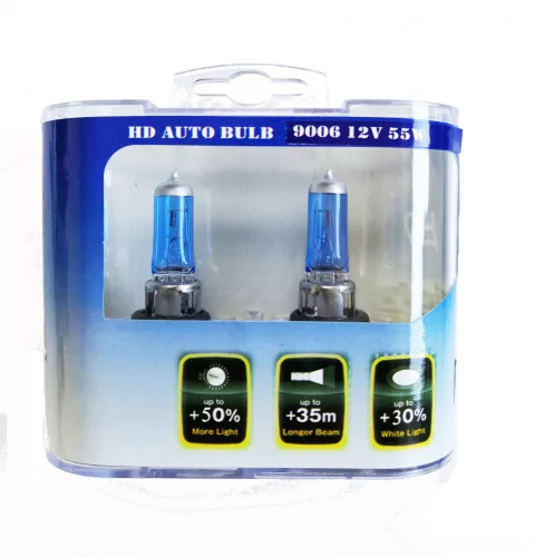 HD Super White HB4/9006SB 12V 55W halogén izzó, pár