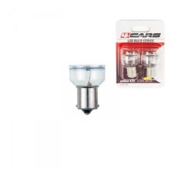 4Cars 12V S25 5050 SMD BA15S Sárga LED Izzók (2 db)