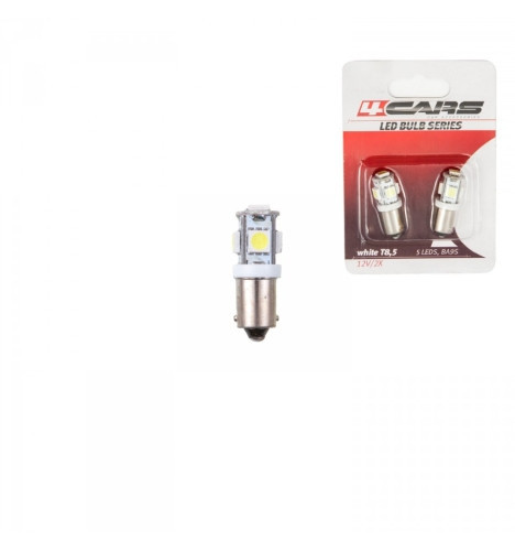 4Cars 12V 5050 SMD T8.5 LED Izzók (5 LED, 2 db)