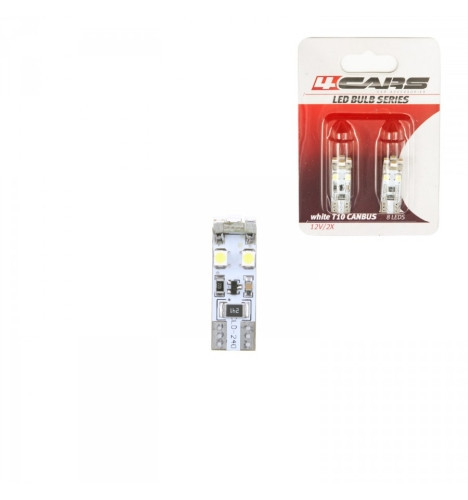 LED izzó – T10 – 12V canbus – 8 SMD – 92544 – 4CARS