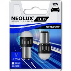   Neolux NP2260CW BAY15d 12V 1,2W LED Izzó (6000K, 2 db-os csomag)