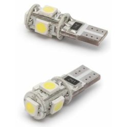 Carguard 12V T10 CANBUS LED izzó, 3W, 2 db