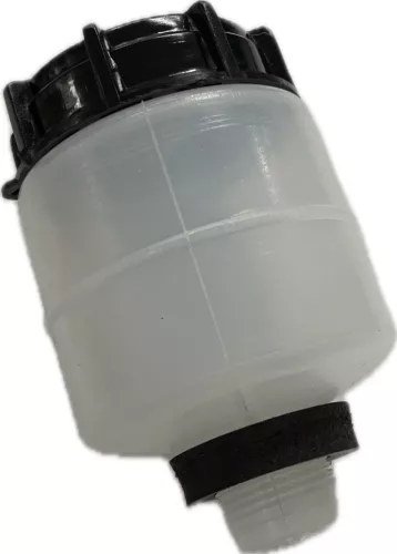 Trabant 601 fékfolyadék-tartály tömítőgyűrűvel (egy körös menetes, utánfutóhoz)