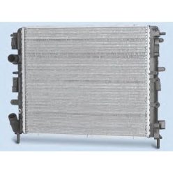   Motorhűtő radiátor Dacia Logan (2005 utáni, klímás) és Renault Clio II modellekhez