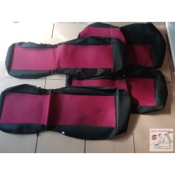  Méretpontos Suzuki Vitara Üléshuzat Garnitúra (Első, Hátsó), Új , Légzsák Kompatibilis - Bordó, Piros