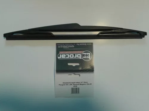 Hátsó ablaktörlő lapát 350mm (14") Peugeot 307, Peugeot 206, Renault Clio