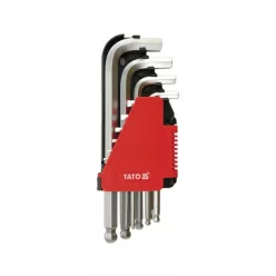 Imbuszkulcs készlet 2–12mm 10db YT-0509