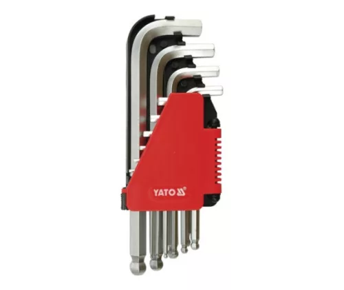 Imbuszkulcs készlet 2–12mm 10db YT-0509