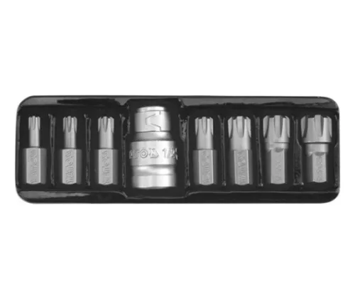 Ribe bit készlet 1/2" bittartóval 8db-os YT-0418