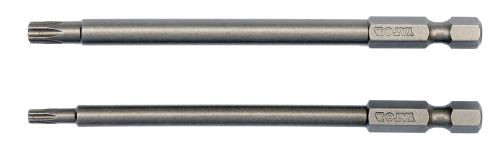 Yt-0491 bitkészlet 1/4" 2db-os torx t27x100mm     