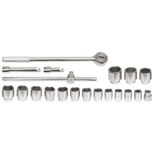 Dugókulcs készlet 3/4" 21 db-os (19–50 mm) – 58150