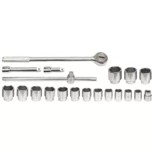 Dugókulcs készlet 3/4" 21 db-os (19–50 mm) – 58150