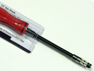 Flexibilis csavarhúzó 1/4" – Bits – 594+0260